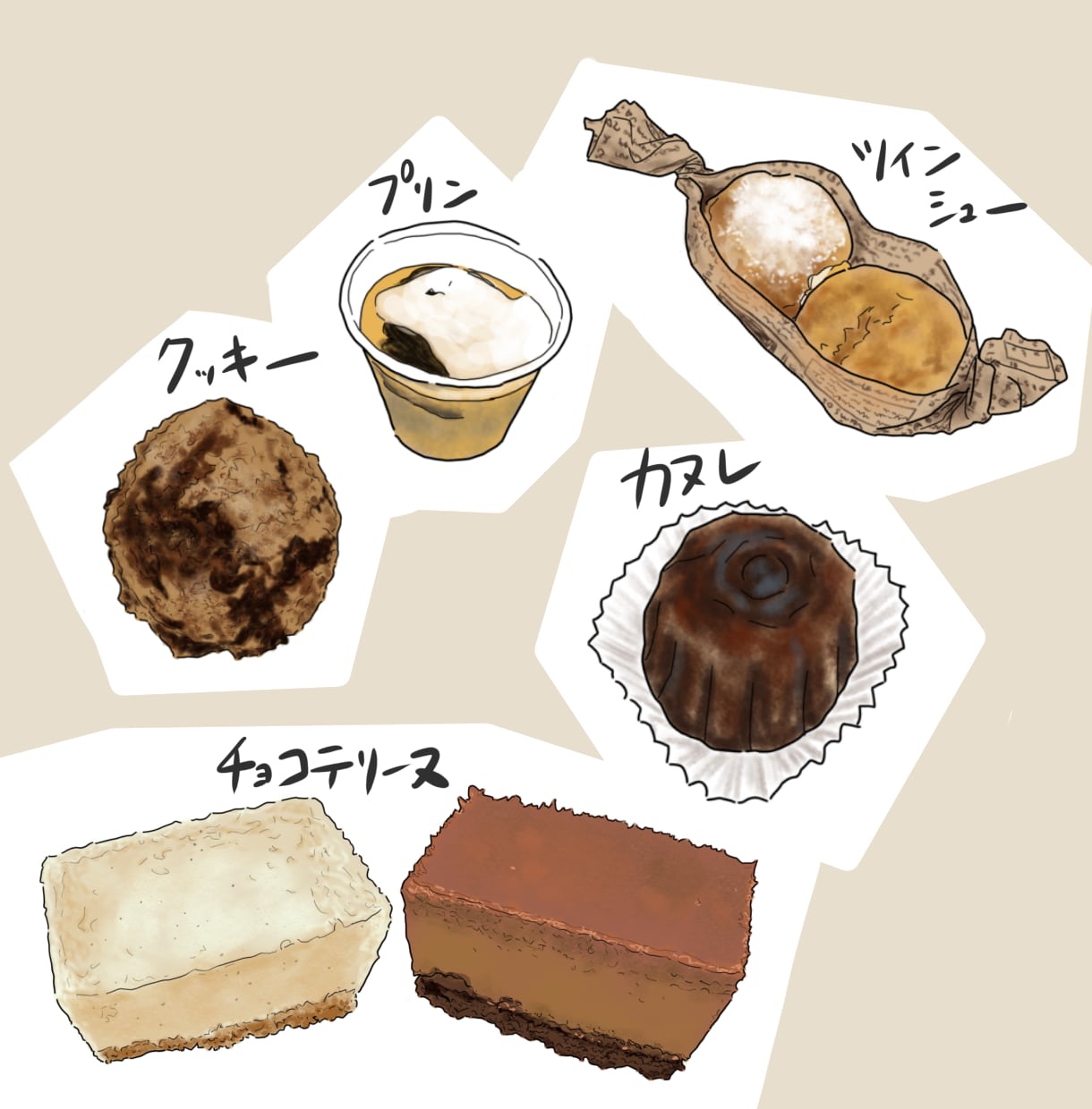 似食物絵！写真からフードイラスト描きます 商用利用OK◎カフェメニューや挿絵に イメージ2