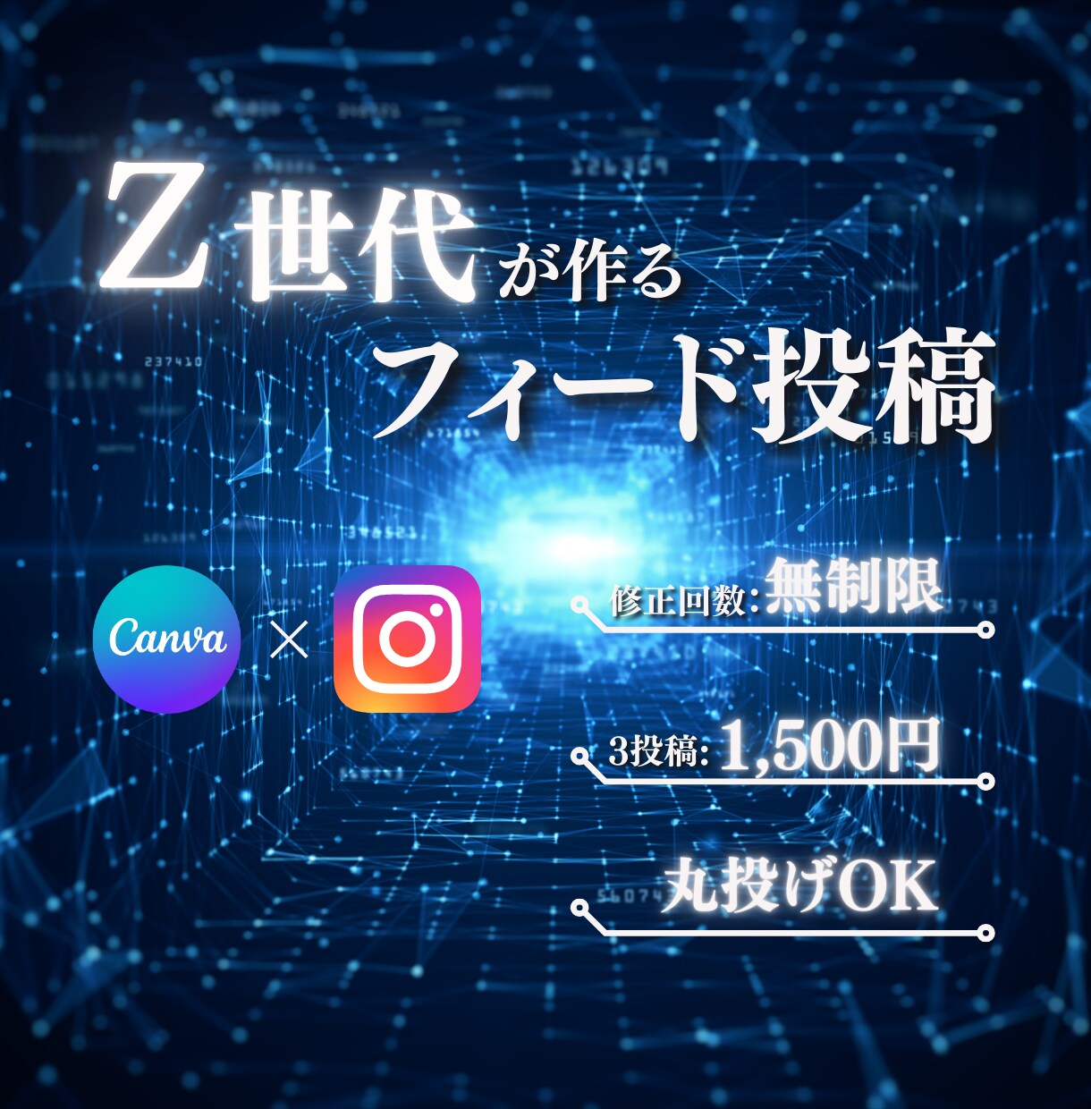 Instagramのフィード投稿を作成します 大学生が若い視点からサポートします。 イメージ1