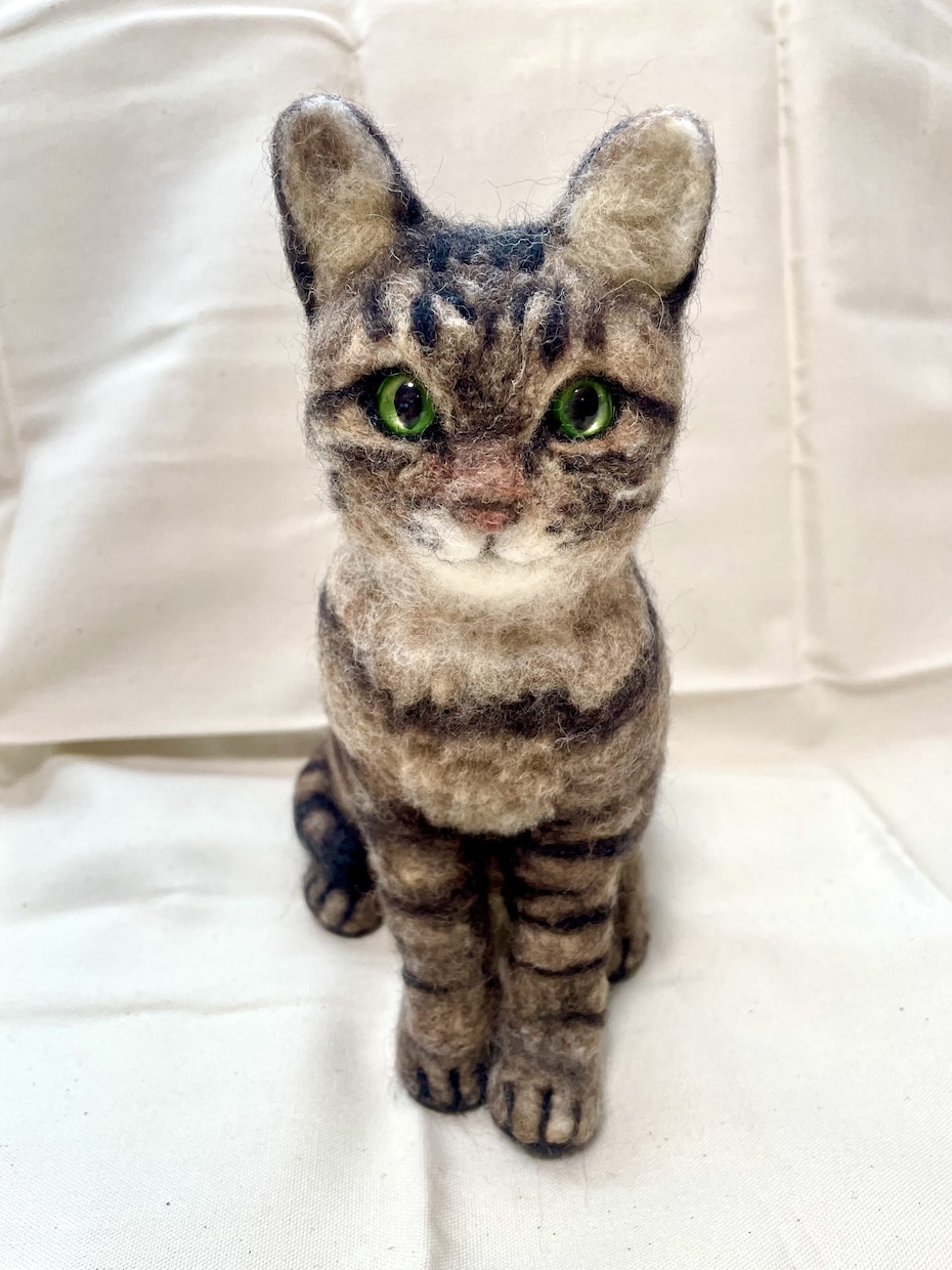 愛猫・愛犬のメモリアル羊毛フェルトを作ります 温もりを形に。いつでも一緒、本物の毛も使えるうちの子人形。 イメージ4