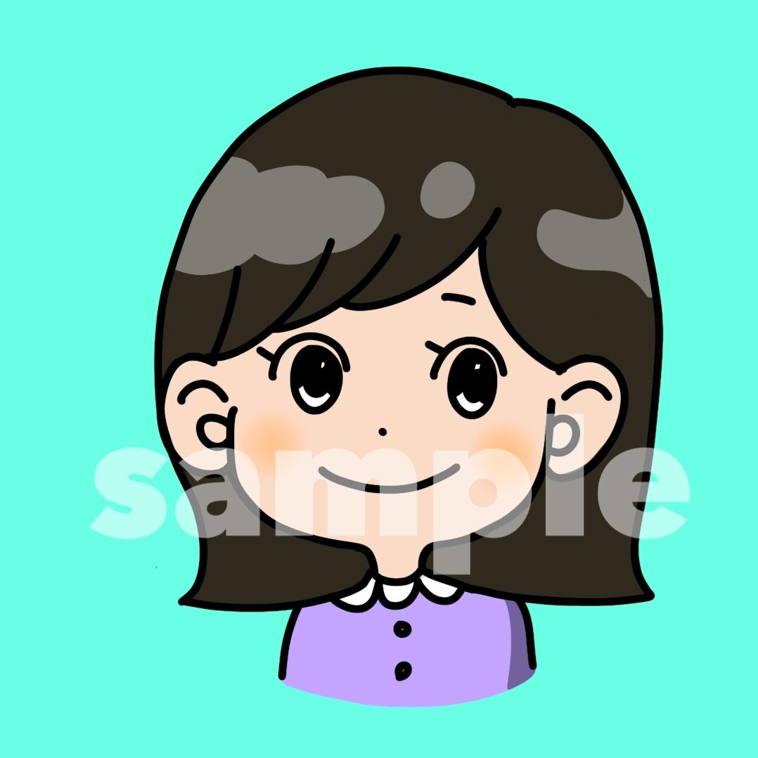 ほっこりやさしいオリジナルアイコンお描きいたします 。修正無制限でお受けしております！ イメージ3