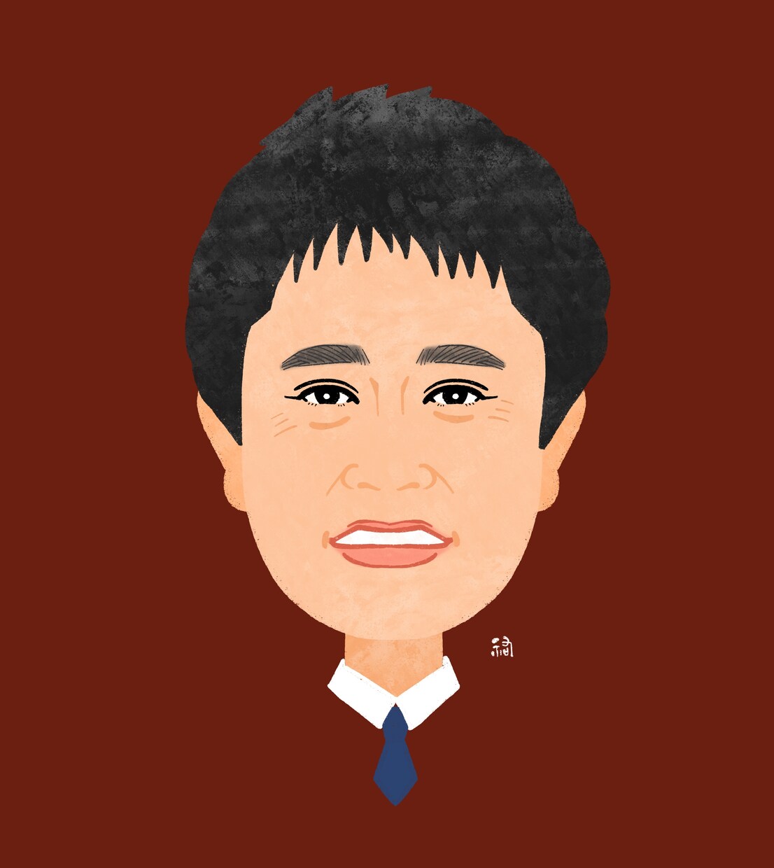 柔らかポップな雰囲気の似顔絵作ります SNSのアイコンなどにオススメ★ イメージ2