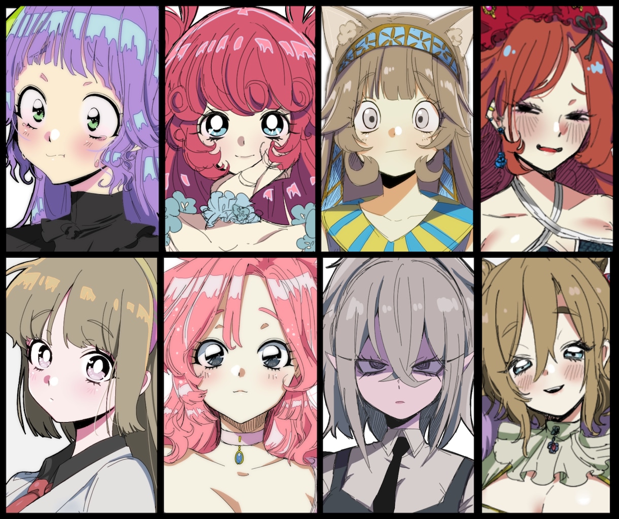 キャラクターやテーマに合わせてイラスト作成します アニメ画昭和風ｶｰﾄｩｰﾝ風色々描きます イメージ9