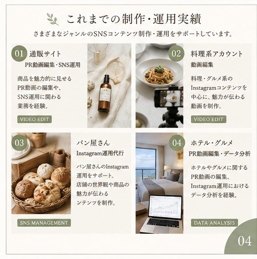 Instagram運用代行をお手伝いします あなたの届けたい、をもっと素敵に、もっと伝わる形へ イメージ4