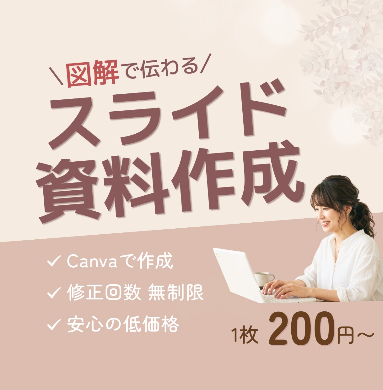 図解で伝わりやすいスライド資料作成します 丁寧に整え、シンプルに分かりやすい資料に仕上げます イメージ1