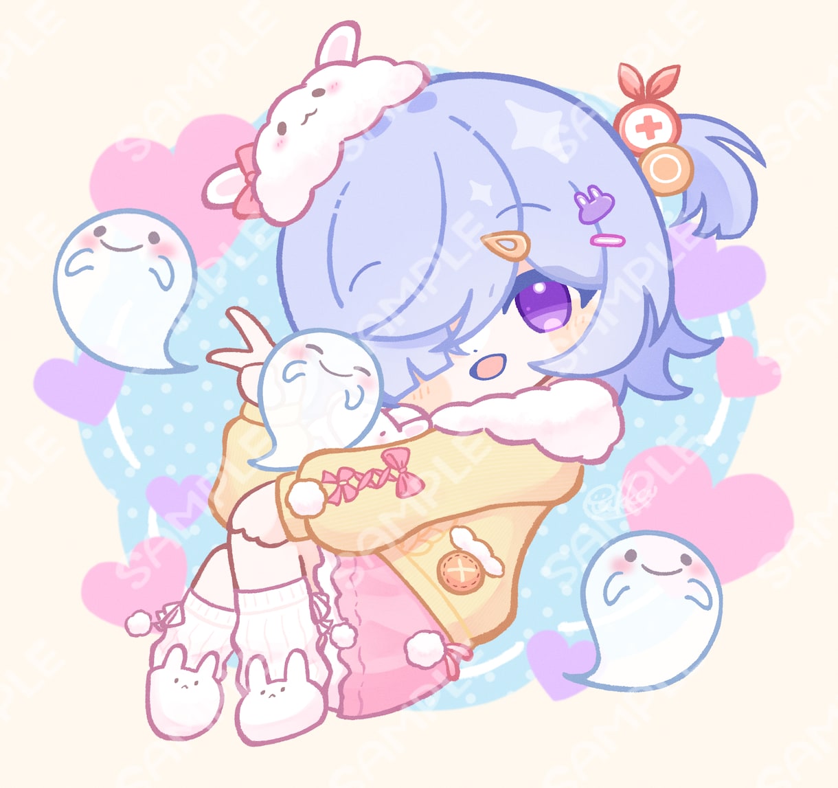 ポップでかわいいミニキャラをお描きします 人物キャラクターから動物まで対応可能♪ イメージ2