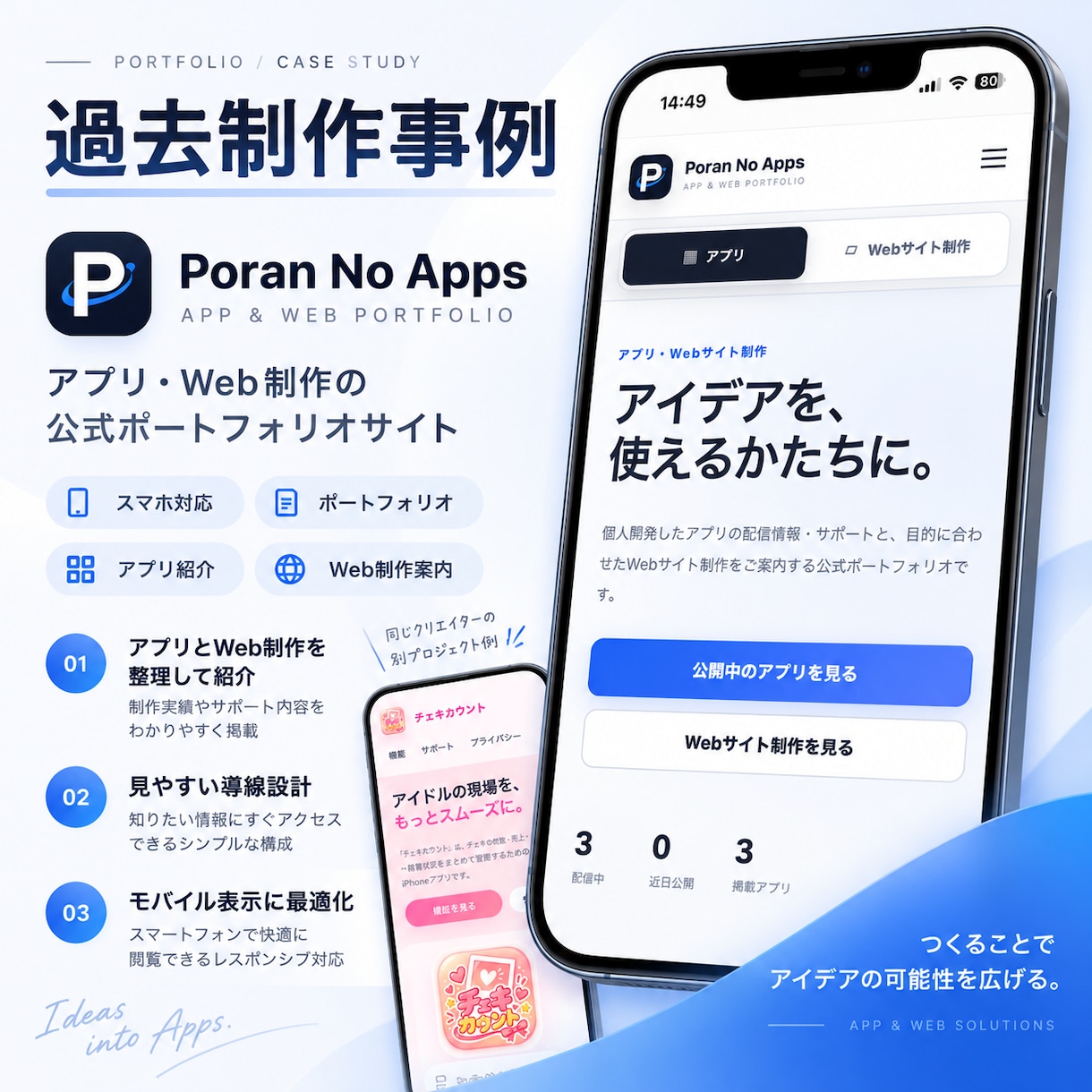 ご要望に沿ったWEBサイトを制作します 1ページ5,000円｜スマホ対応・デザイン相談対応します。 イメージ2