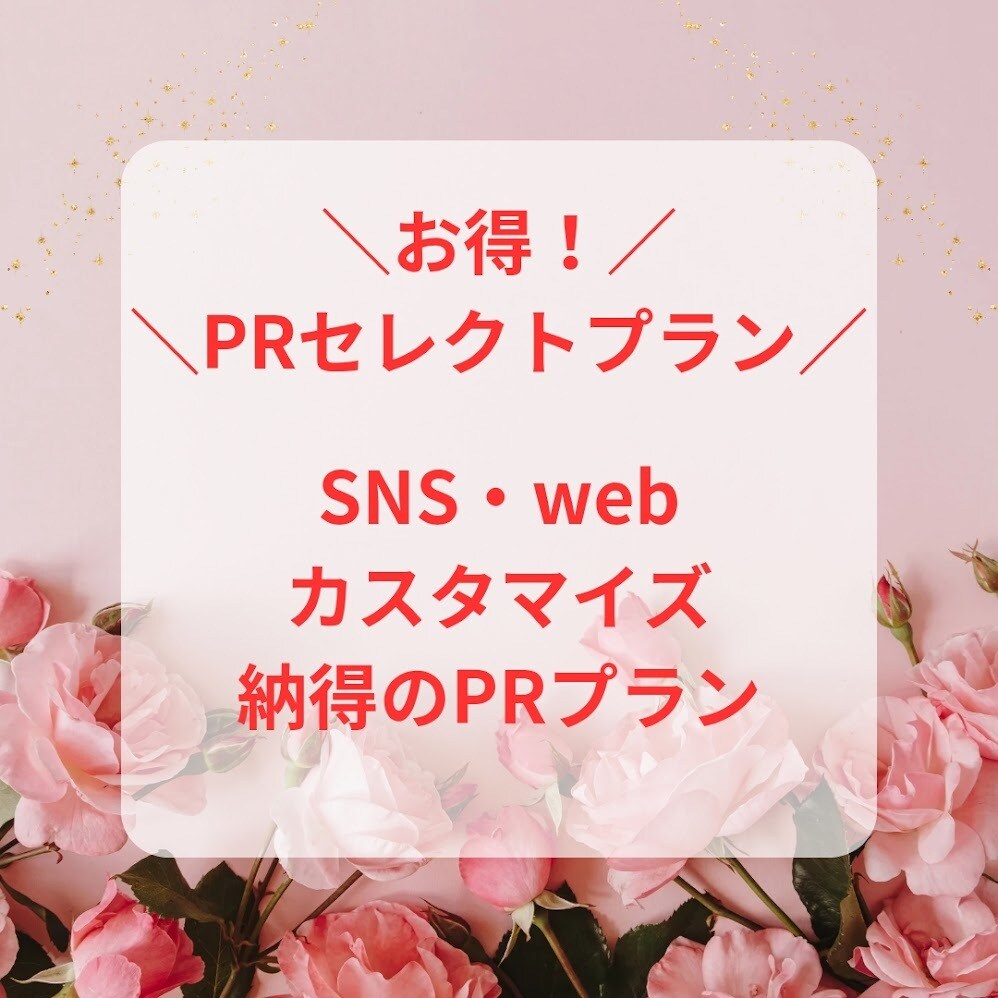 お得！SNSなど利用して納得の告知PRします 事前見積もりでしっかりプラン選定 イメージ1