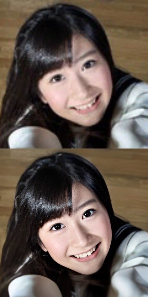 写真を高画質に戻し、画像サイズを"2倍"にします 見違えるほど高解像度化！驚くような画質改善を実感できます！ イメージ9