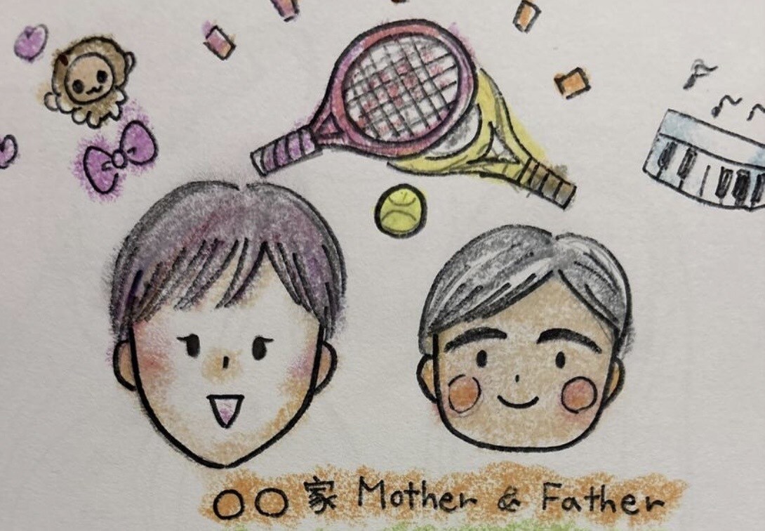 クレヨンでほんわかできる似顔絵アイコン描きます 似てないけど低価格で似顔絵やアイコンを描かせてください！ イメージ4