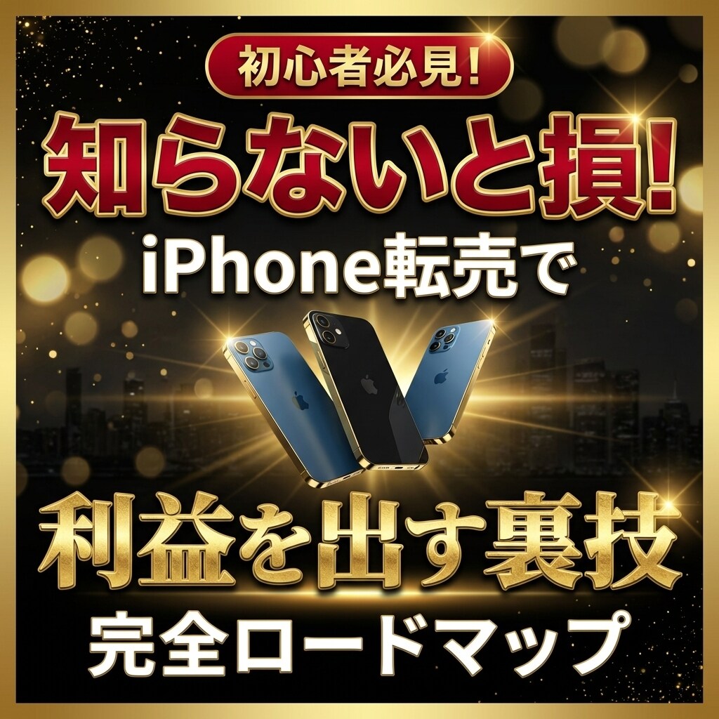 iPhone転売で利益を出す裏技教えます 初心者でも理解しやすい、利益の出し方を丁寧に解説します イメージ1