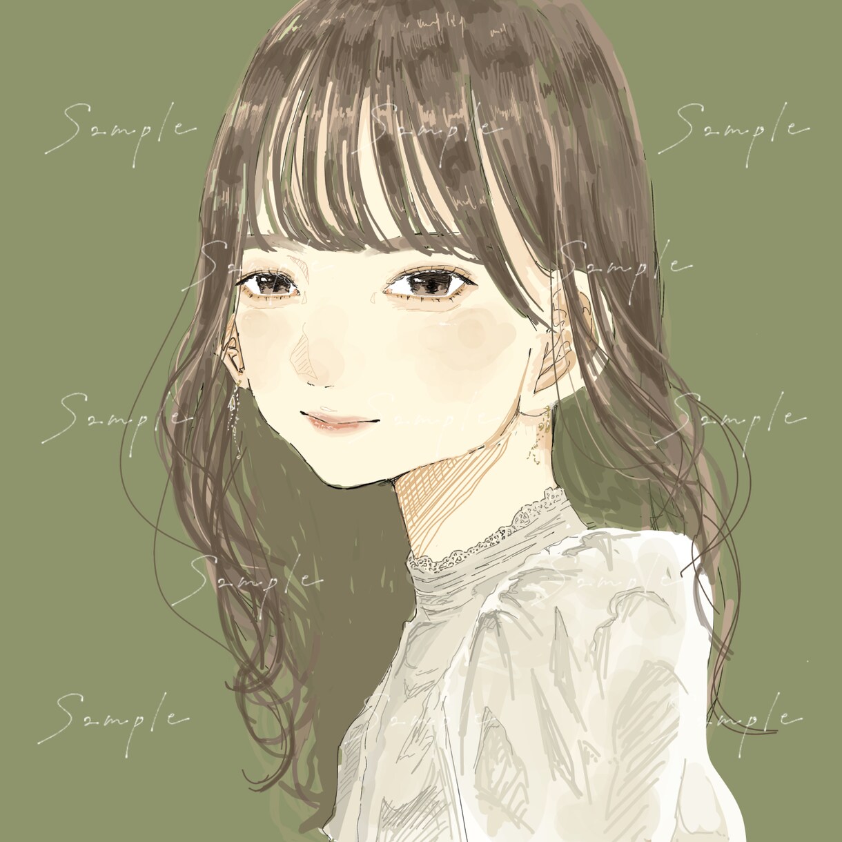 短納期OK！ご要望に合わせて丁寧に絵を描きます アイコン用、誕生日•記念日などのプレゼントにも！ イメージ3