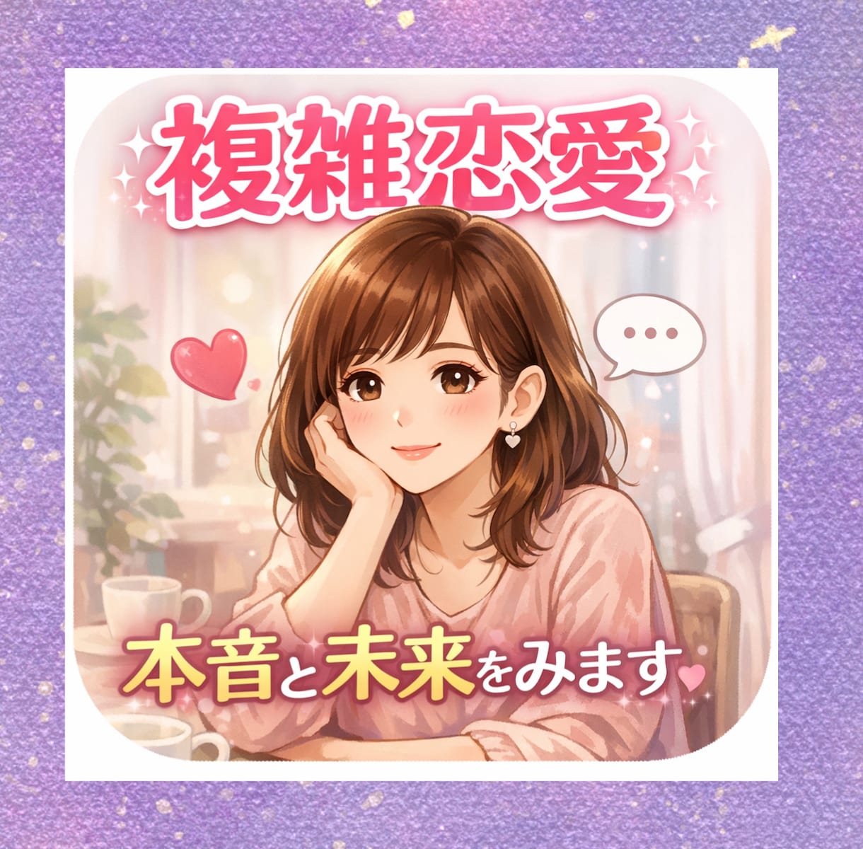 婚外恋愛・復縁、占います 複雑恋愛、大人の曖昧な恋、あなたに寄り添って鑑定します。 イメージ1