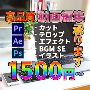 高品質&低価格 Youtube用の動画編集承ります 私も動画投稿者ですので投稿者目線で編集できます！ イメージ1