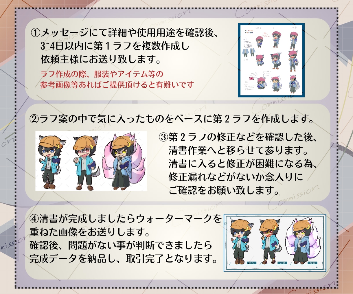 ポップなミニキャラ描きます SNSアイコンや配信にも使えるデフォルメキャラを描きます イメージ4