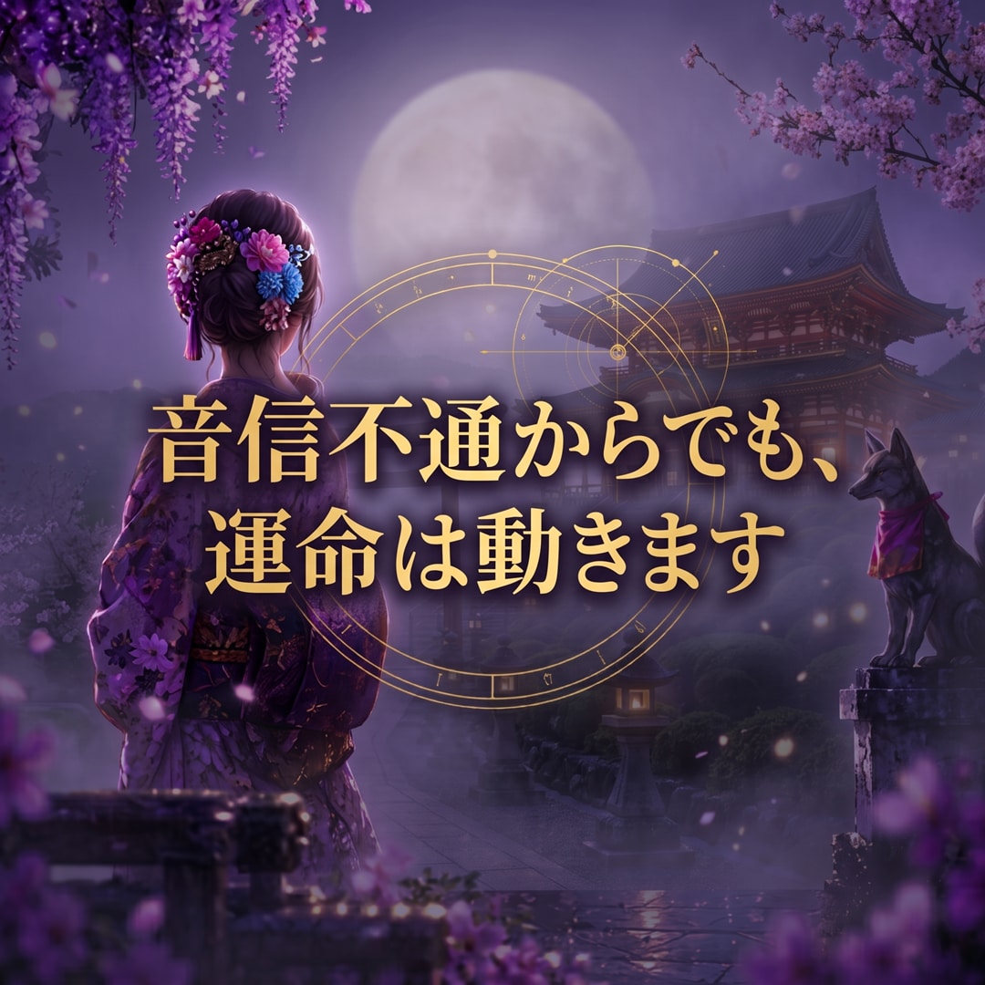 九星気学｜彼が復縁を望む本音、視えています やり直したい夜に、あなたの気持ちごとお預かりします イメージ3