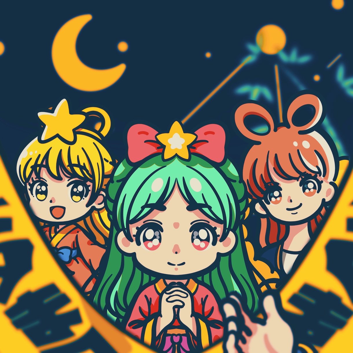 ポップで使いやすいデフォルメイラスト描きます SNSや配信、様々なシーンに映えるデフォルメイラストを イメージ1