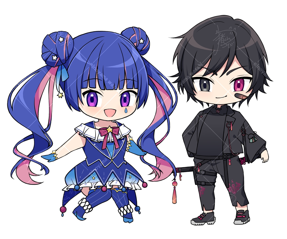 ちまっとかわいい！ミニキャラ制作致します サムネや配信画面、IRIAM返礼品、グッズ制作にオススメ！ イメージ9