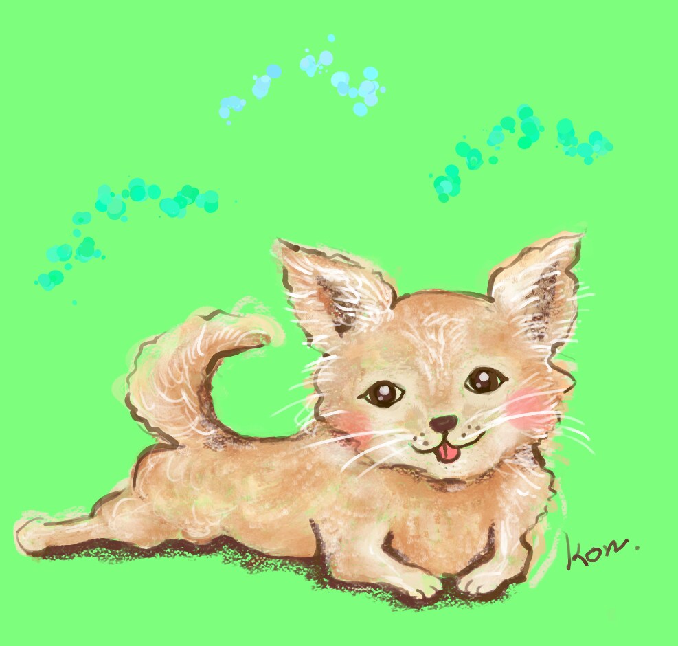 ペットの似顔絵イラスト制作します ペットのお写真から、ふわかわイラスト制作いたします。 イメージ1