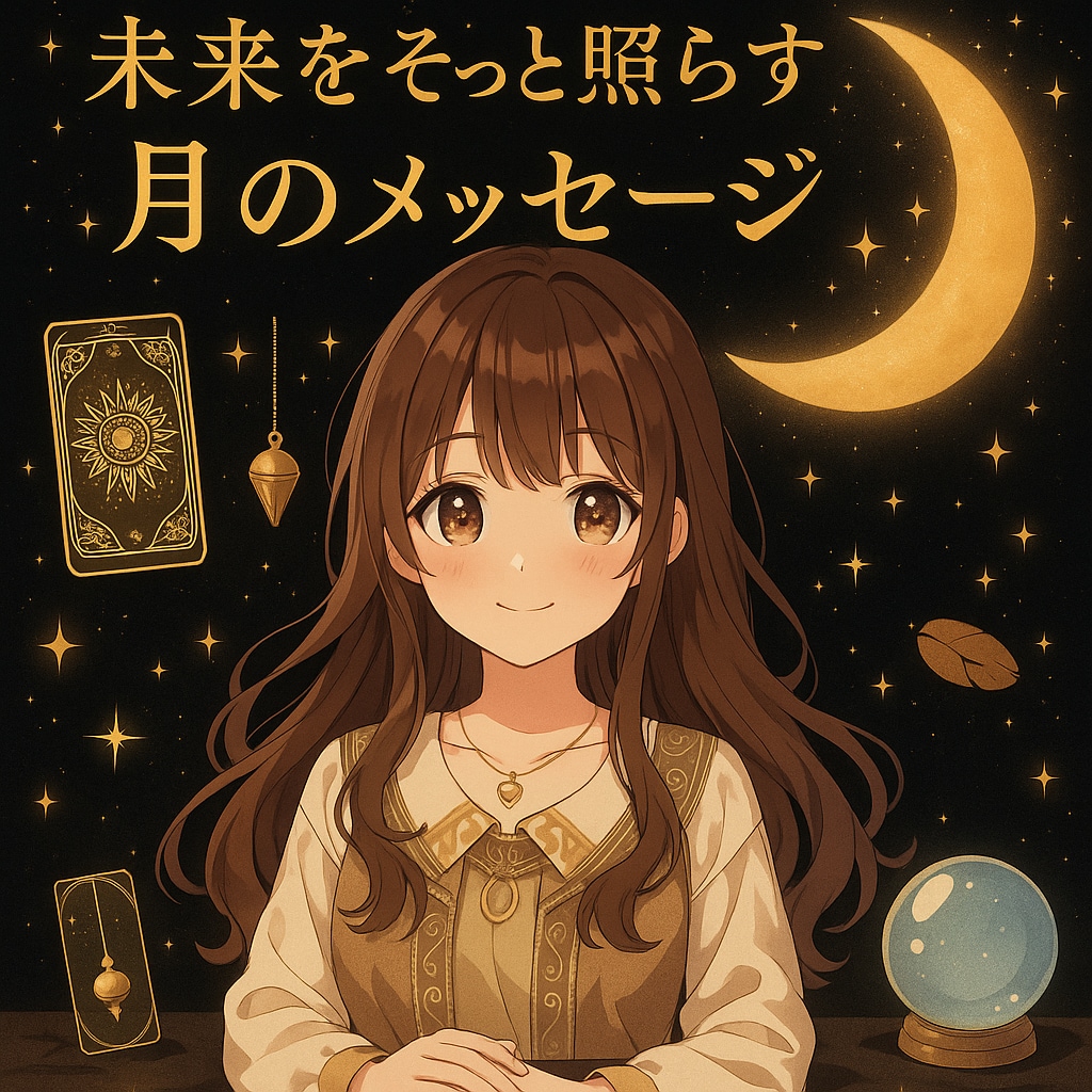 タロット・数秘・ダウジングで未来を占います PDF鑑定書つき・あなただけの月のメッセージ イメージ1
