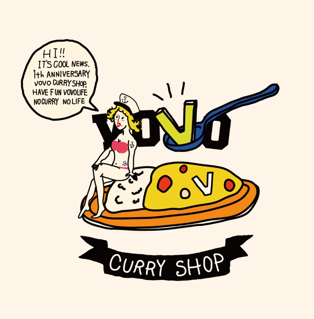 周年記念専用！お店の世界観が伝わるイラスト描きます 周年ポスター／店内掲示／SNSに対応 ／店舗向けオーダー制作 イメージ2
