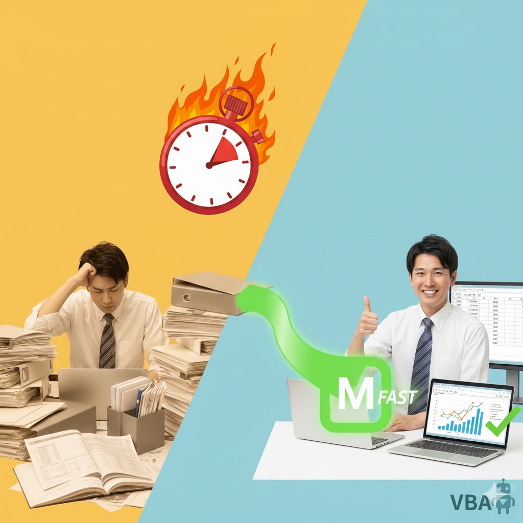 Excelマクロ自動化　プレゼン資料作成します 社内評価上げ。Excelマクロ自動化で効率化 イメージ1
