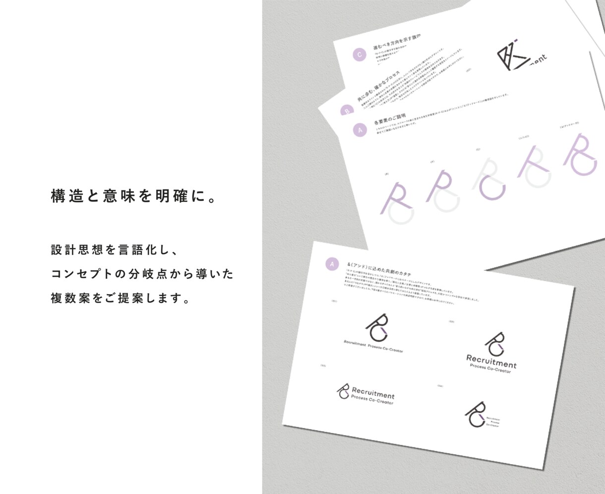 想いを紐解きビジネスの本質を映すロゴを制作します ご相談無料・3案提案・著作権譲渡・用途別アドバイスも可能！ イメージ6