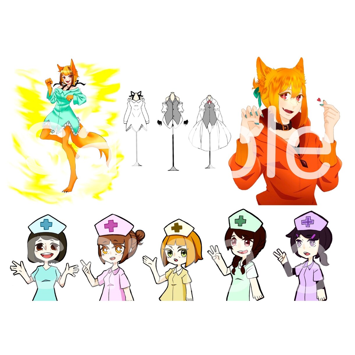 あなただけのオリジナルキャラクター制作いたします あなただけのオリジナルキャラクターの誕生をお手伝いします。 イメージ10