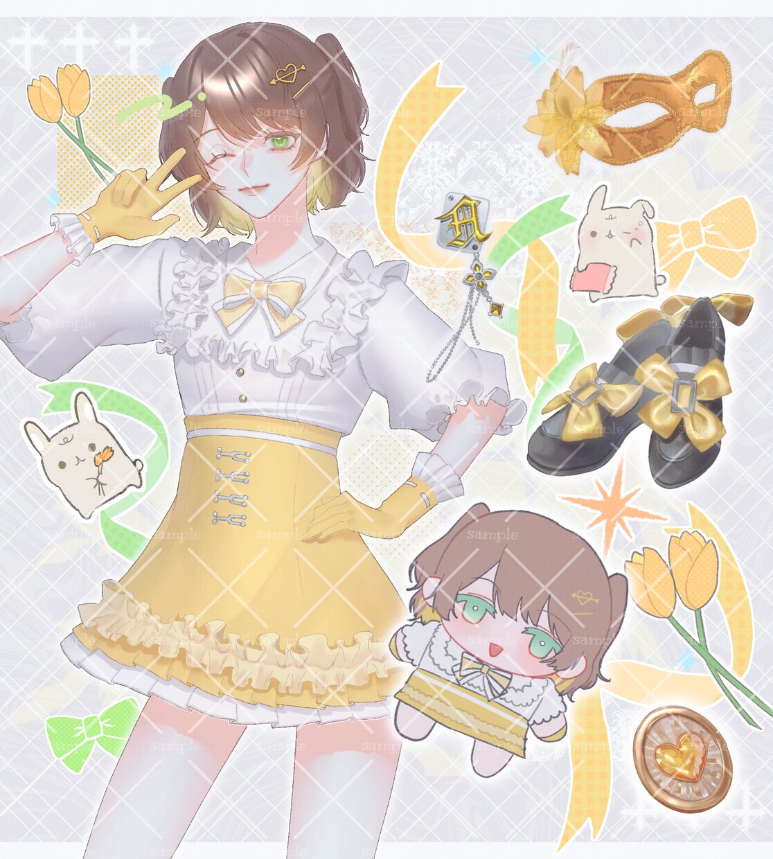 素敵なカプ、コテ同を描かせて頂きます 夢絵、コテ同、一枚絵をお受けします。 イメージ2