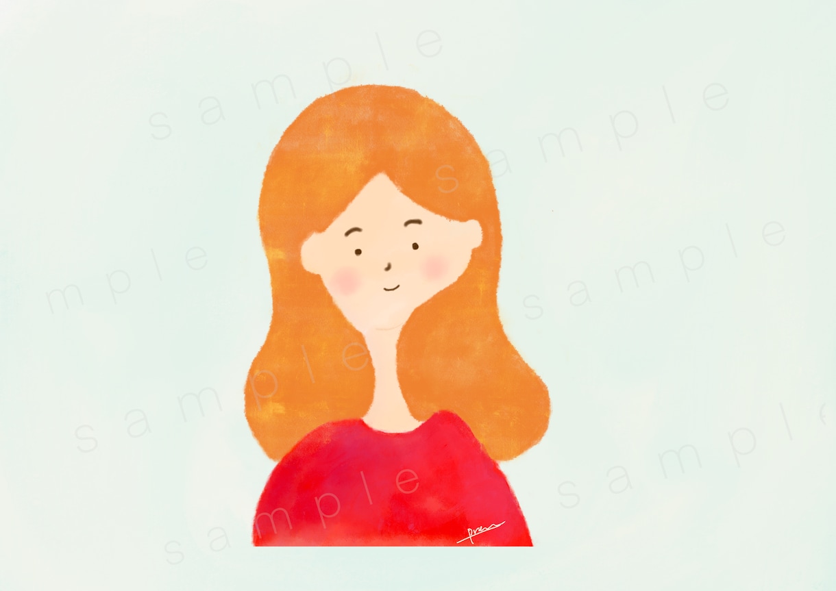 温かく優しい雰囲気の似顔絵アイコンイラスト描きます 各種アイコンに手描きのイラストを！ イメージ4