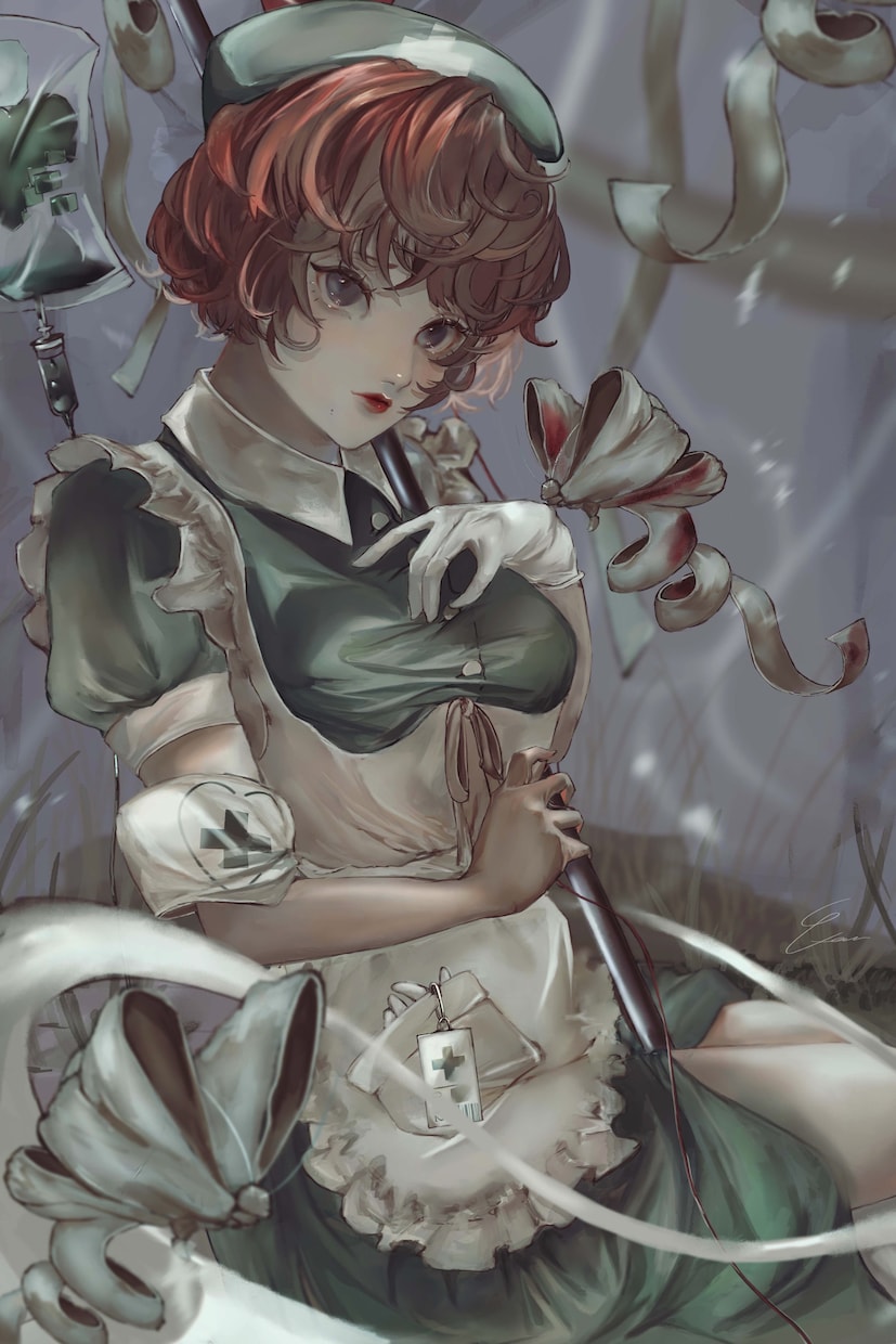 厚塗りで世界観のあるイラスト描きます キャラクター立ち絵や背景あり等ご対応できます イメージ5