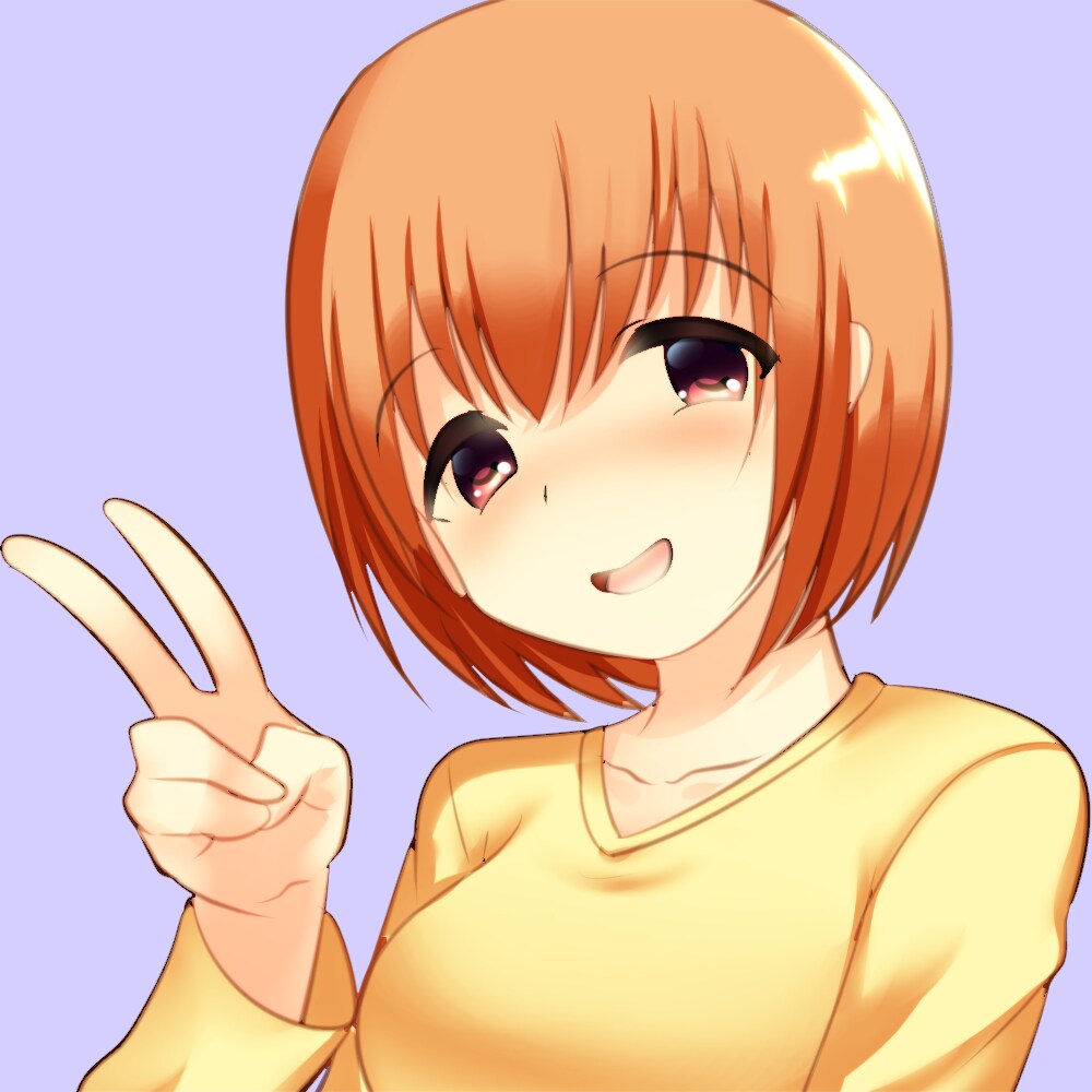 安い＆綺麗／ギャルゲ塗りでかわいいアイコン描きます 【最短で即日納品】SNS等、用途に適したカラーアイコンを！ イメージ4
