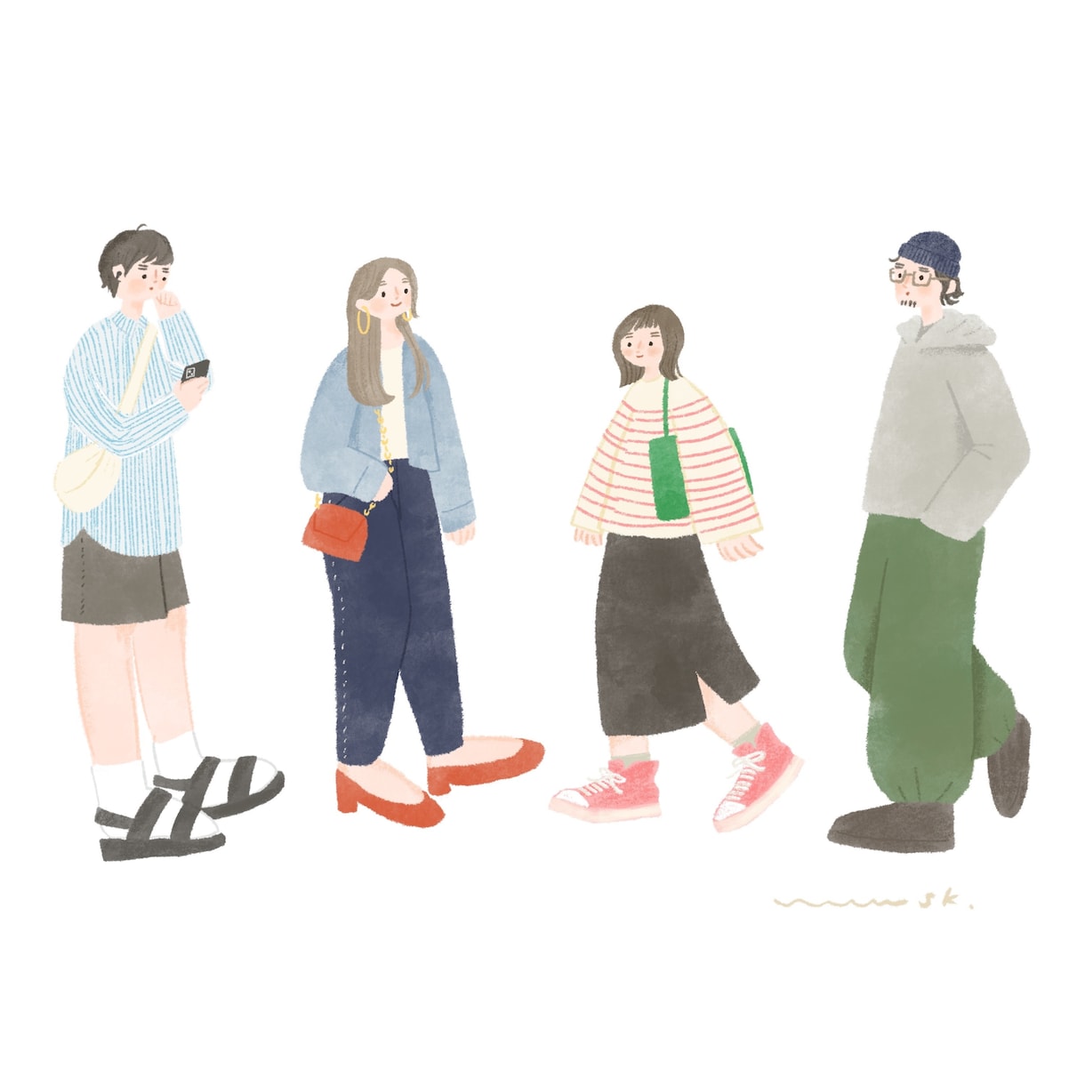商用可！優しい雰囲気の挿絵イラスト描きます アナログ感がほっこりかわいい絵本のような風合い イメージ6