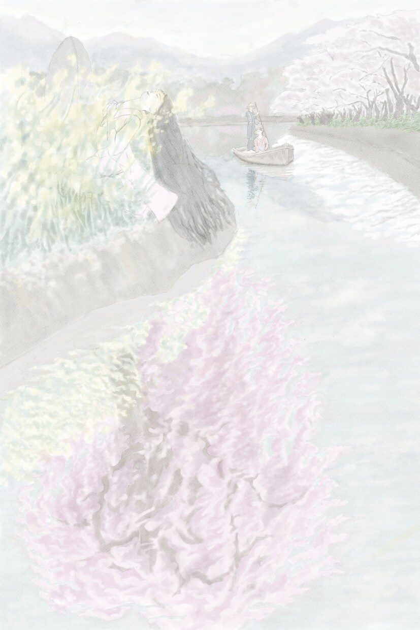 水彩調の幻想的なイラストを作製致します 日本画、仏画、西洋ファンタジー風のイラストもご相談ください イメージ3