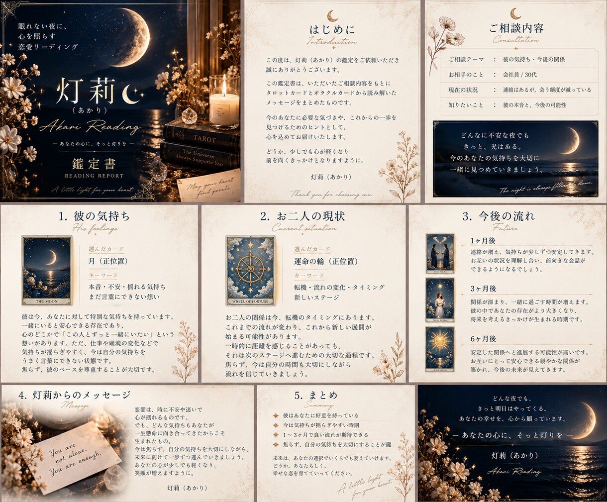 相手の気持ちと本音を読み解きます 眠れない夜に心を照らす恋愛リーディング イメージ3