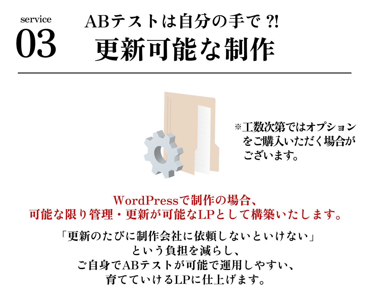 1名様限定【ウェブ解析士×デザイナー】が作成します 広告費を無駄にしない”原稿・構成・デザインLP” イメージ7