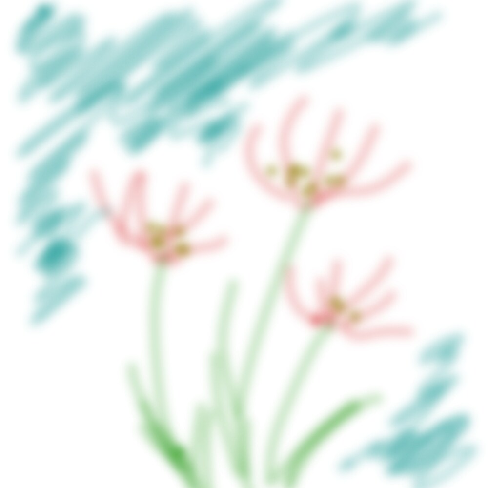 ご希望のお花のがありましたら描きます ふんわりとしたお花の絵を主に描いています。 イメージ1