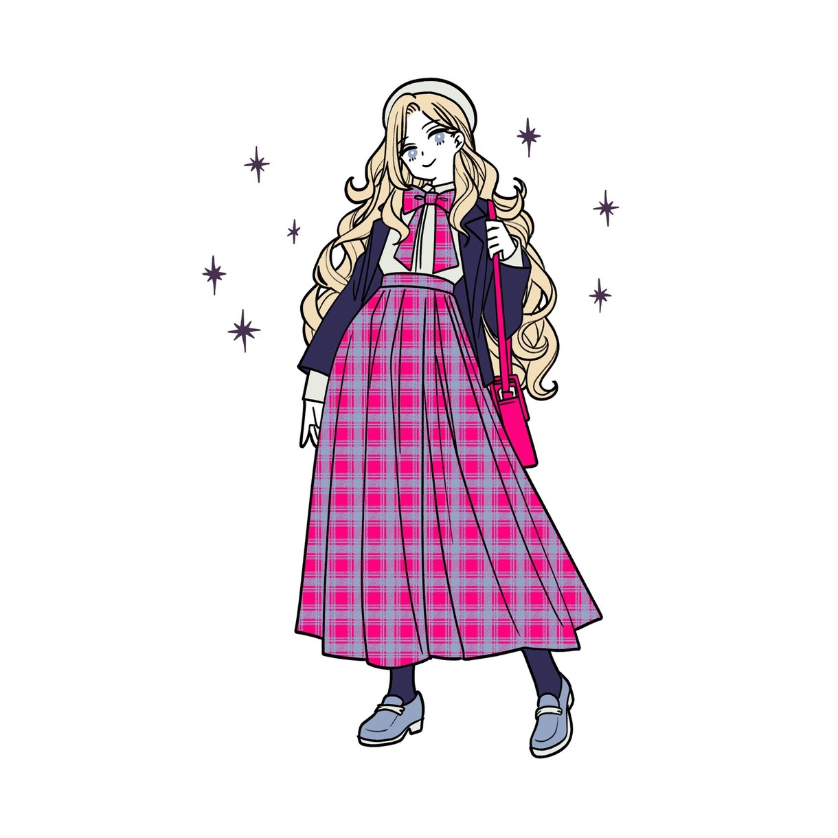 おしゃれなイラスト作成します 立ち絵制作、キャラデザなど少し個性的なテイストで イメージ3
