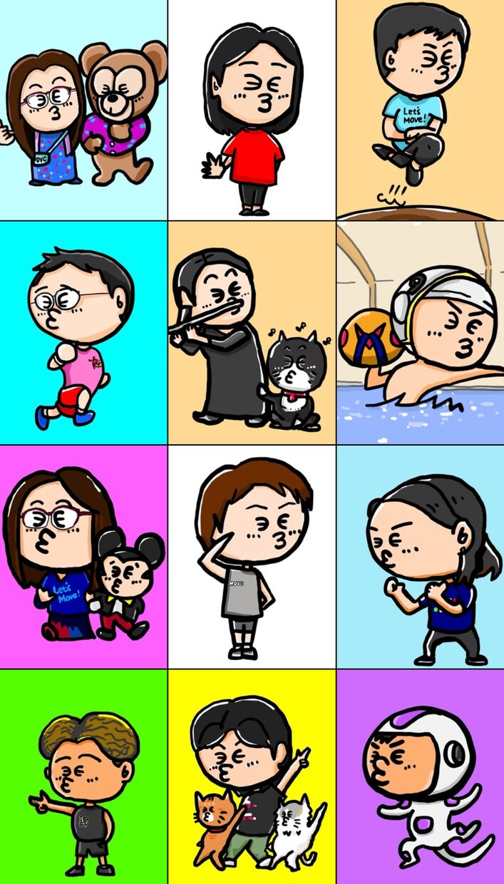 唯一無二!ゆるかわ似顔絵イラスト制作します SNSアイコン、プレゼント、名刺などにもおすすめ! イメージ2