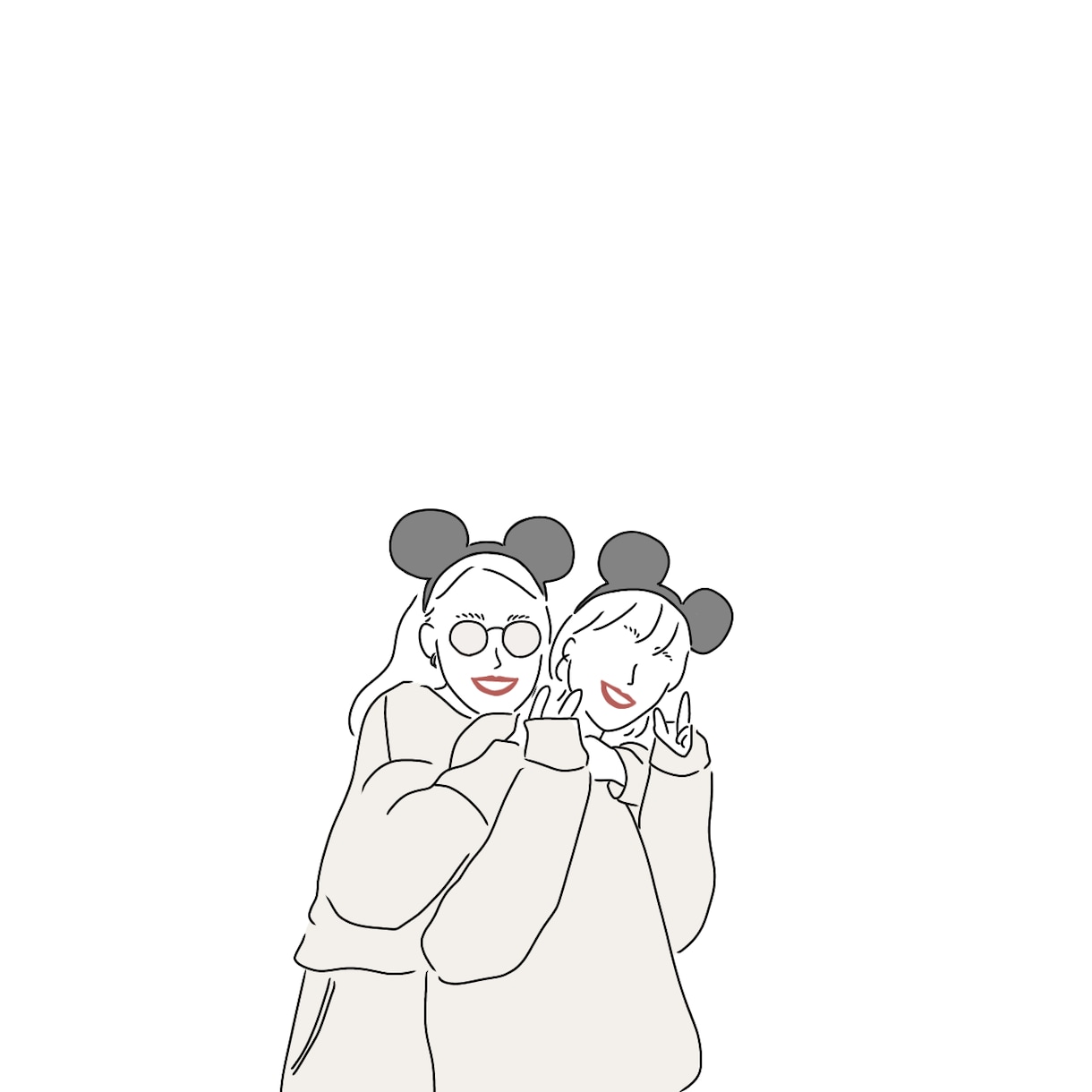 シンプルでおしゃれなイラスト線画描きます 少し味のある、ゆるいイラスト好きな方！アイコン作れます！ イメージ5