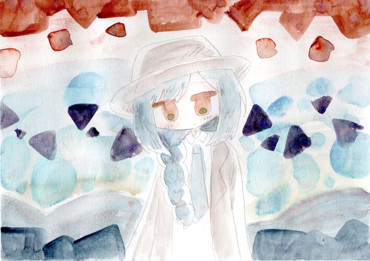 原画譲渡可！透明水彩イラスト描きます キャラクターをイメージした背景と共に個性溢れるイラストを イメージ1