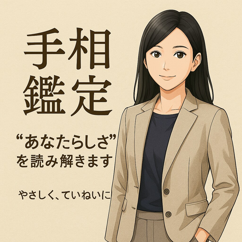 手相鑑定：貴女の手相を丁寧に読み解きます 手相に出てる貴女らしさ！寄り添いの占い師くみが丁寧に鑑定 イメージ1
