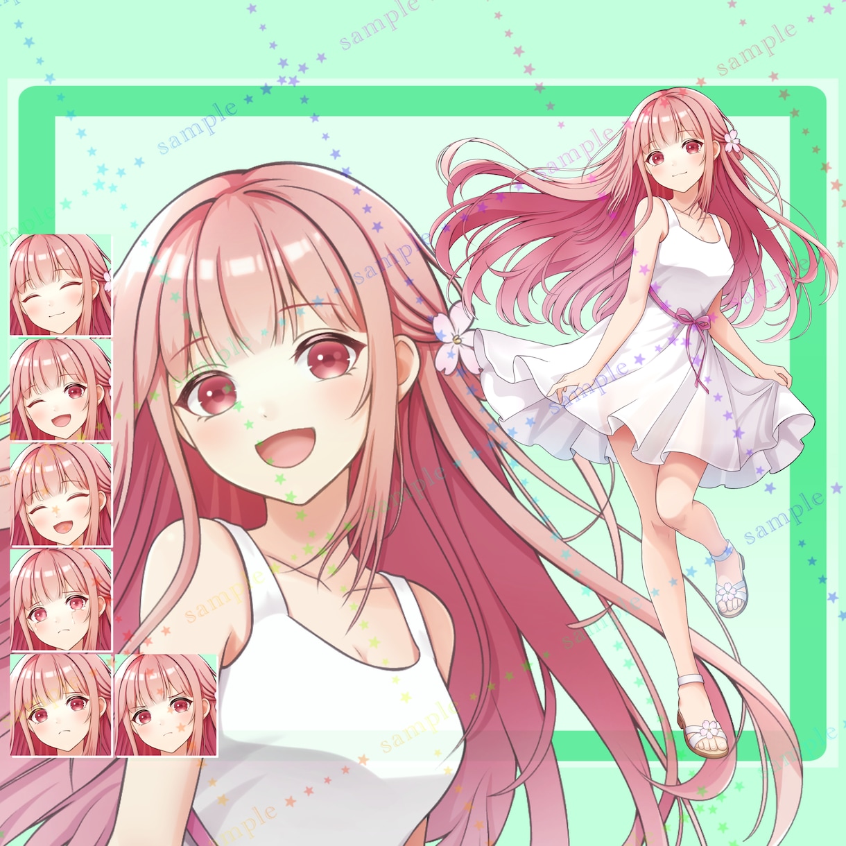 商用利用料込み！等身立ち絵イラスト描きます あなただけの理想の等身立ち絵を制作します！ イメージ6