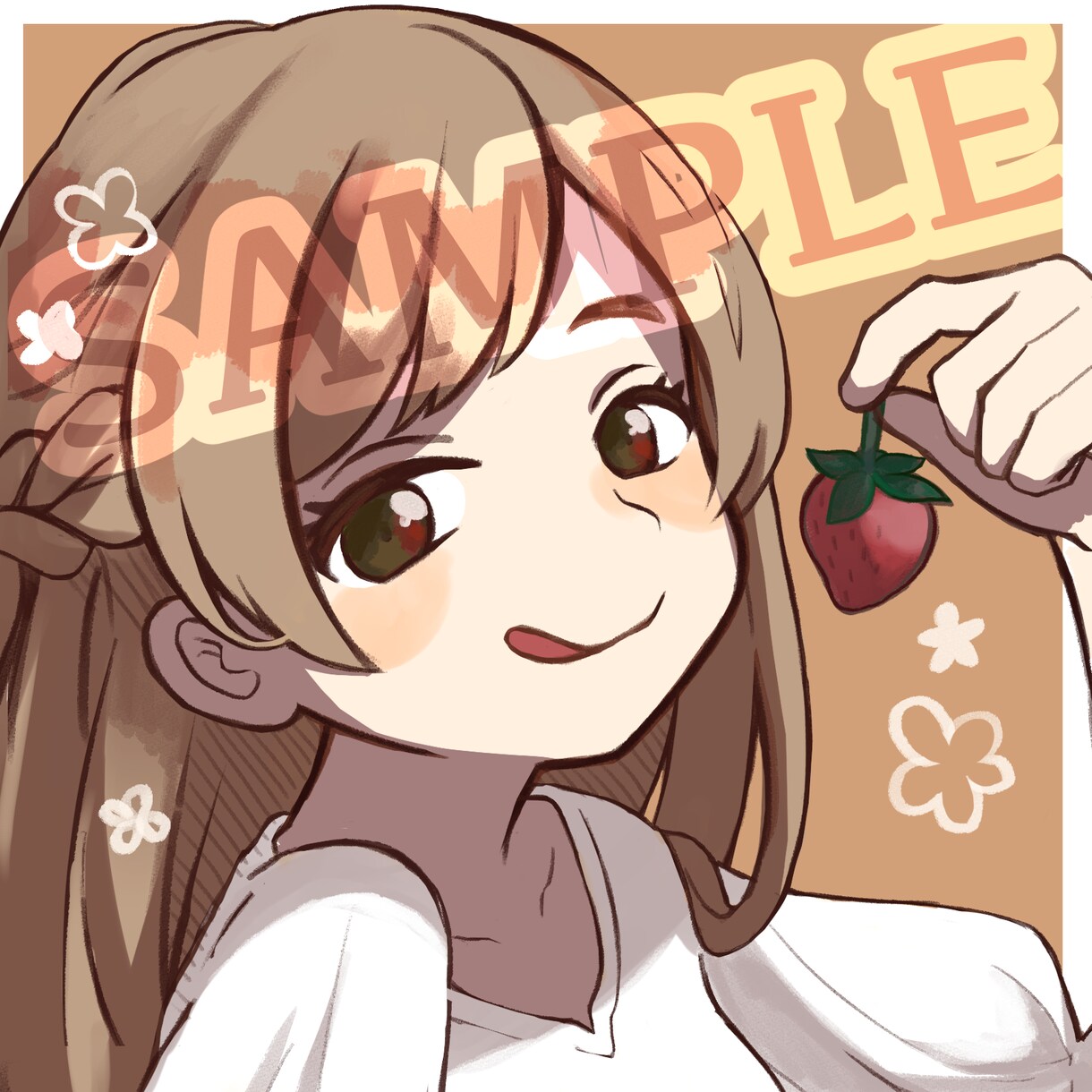 あなただけのかわいいアイコン、イラストお描きします ふんわりと明るい、少し手書き感を残したイラストです イメージ3