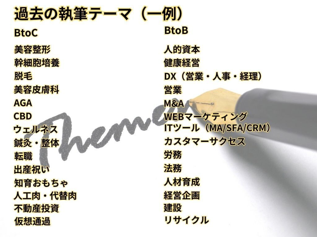 SEOに特化した記事を丁寧に執筆します 企画や構成、執筆、リライトまで対応！BtoB、BtoC相談可 イメージ2
