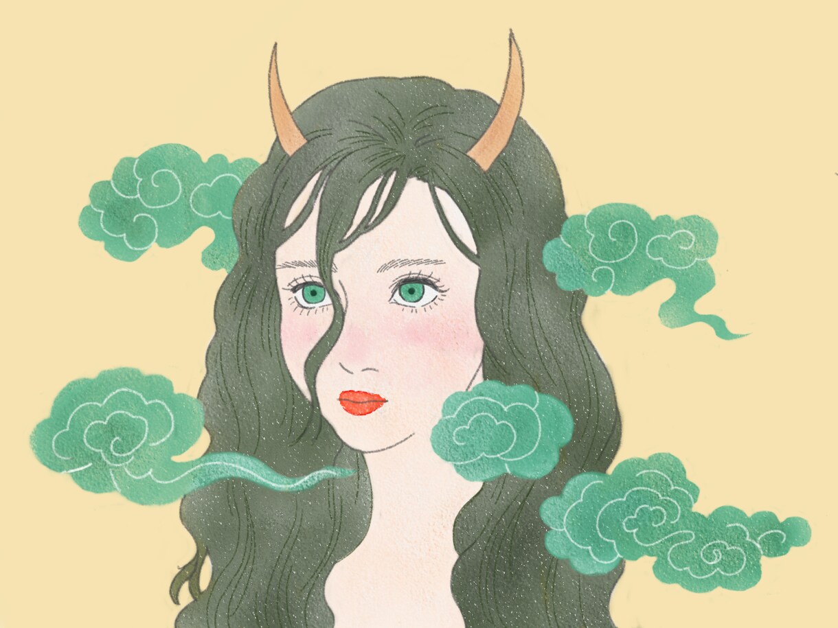 アナログタッチの大人かわいい女性イラストを描きます アイコン、メインビジュアル、ロゴなどの用途に イメージ9