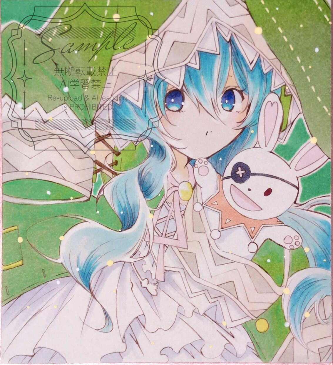 アナログで女の子描きます アナログでフリル、レースたっぷりの女の子を描きます♪ イメージ1