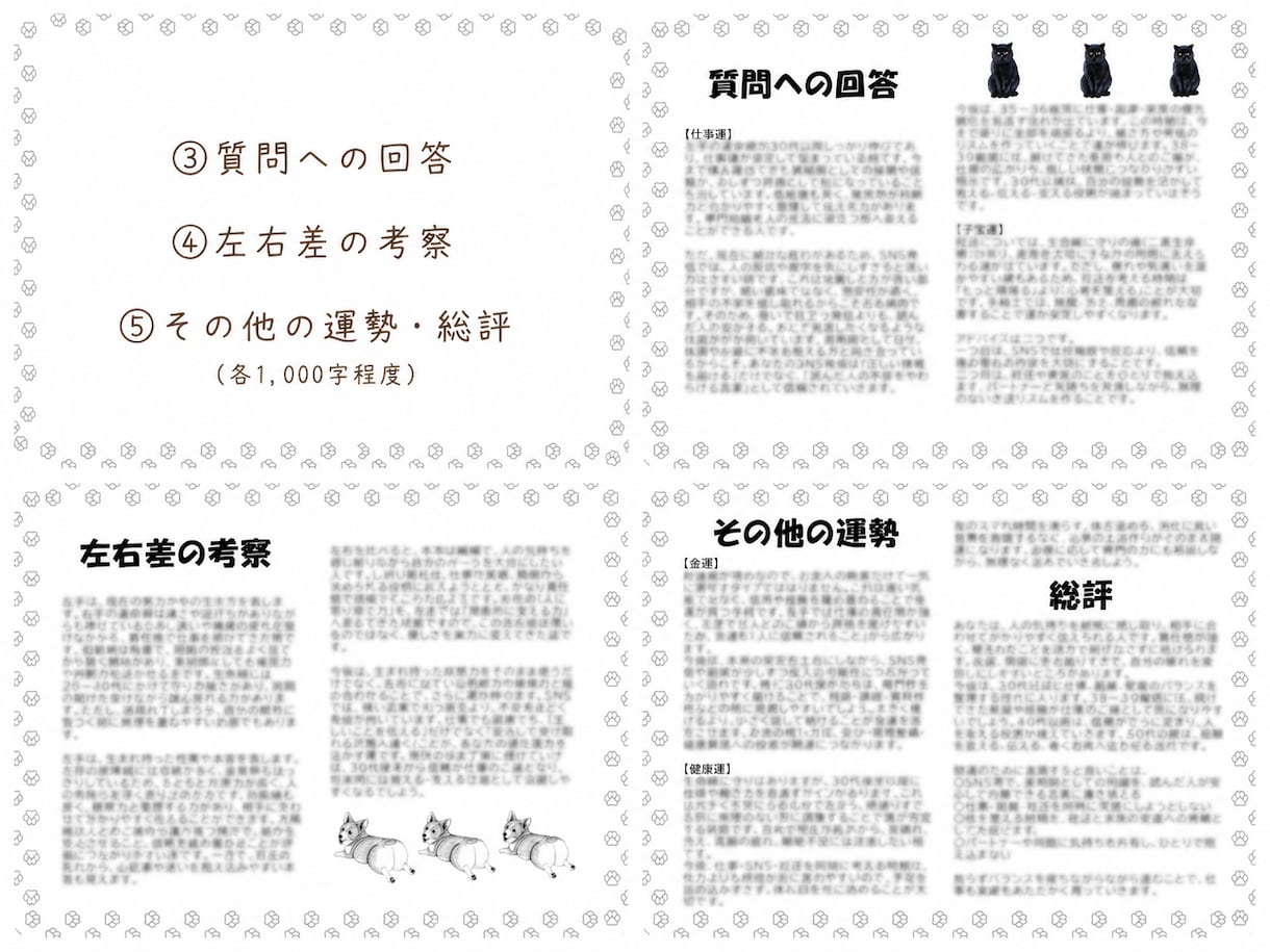 5,000円で隅々まで手相をみます ボリュームたっぷりの画像解説付きです。 イメージ3