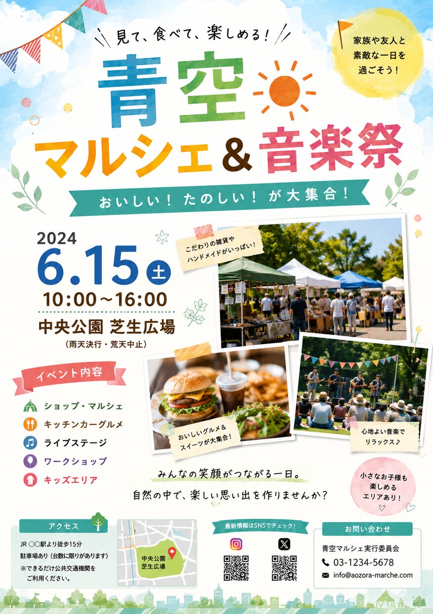 イメージから伝わるチラシを作ります 文章やイメージだけでもOK!伝わるデザインに仕上げます！ イメージ3