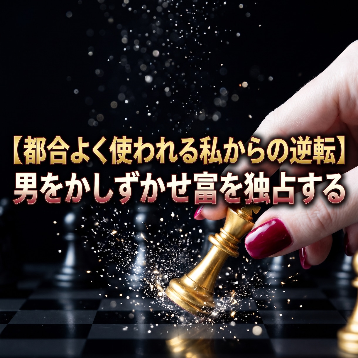 男に尽くす安売りを断ち富を統べる女王へ塗り替えます 小銭で買い叩かれる屈辱を焼き払い、男が富を貢ぐ至高の魔性へ イメージ6