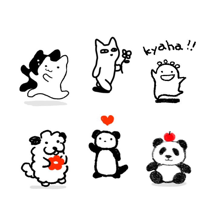 ゆるかわ！ふしぎかわいいアイコンお作りします シュールなアイコンで個性を出すべし！ イメージ1